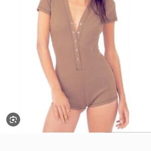 Women's Short Sleeve Button-Up Top